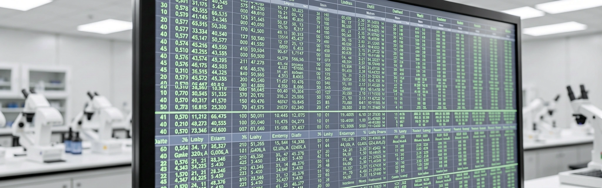 Analytics laboratory detail